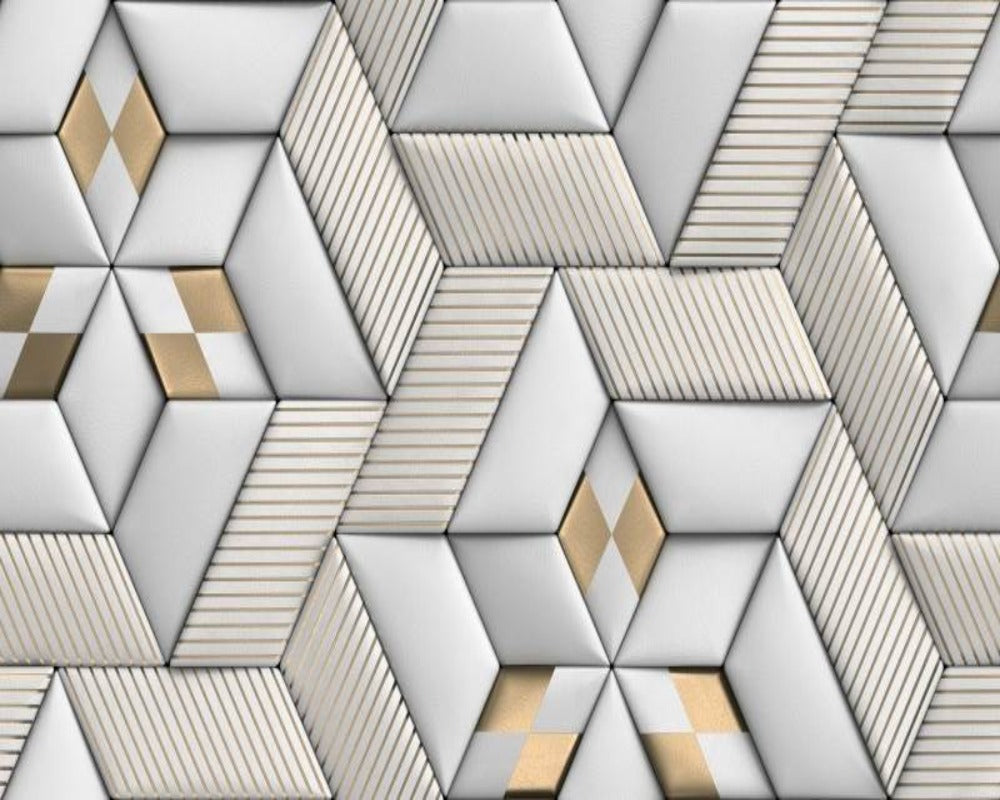 3D Wallpaper Illusive Pillow Warner